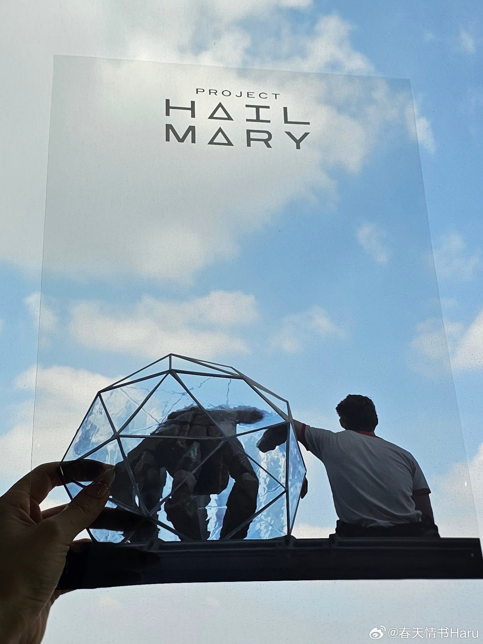 《挽救计划》在韩国上映第三周发行的PET材质海报，图2是X上晒的图，也太好看了 