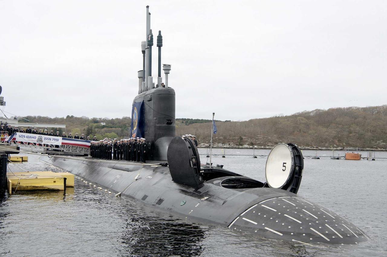 2026年4月25日，美国弗吉尼亚级快速攻击核潜艇“爱达荷”号（SSN 799）