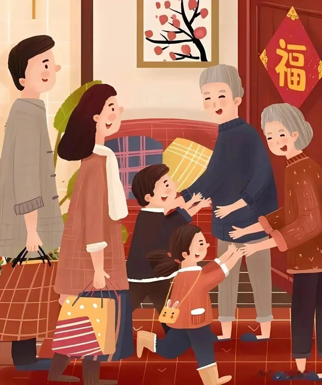 不骗你，小时候去舅舅家，是真能住上几天的。
现在呢？饭没吃完就想走。

你想不通