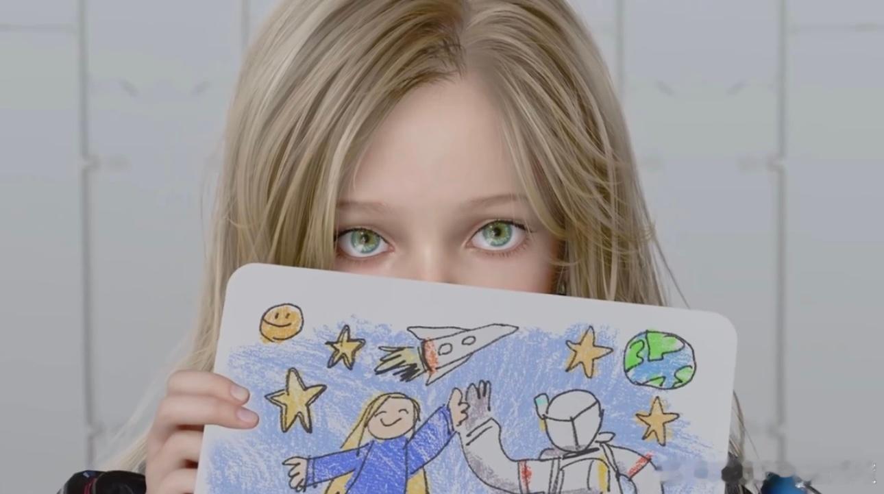 游戏识质存在戴安娜摄影征集识质存在pragmata 这不灵不灵的大眼睛，这可爱的