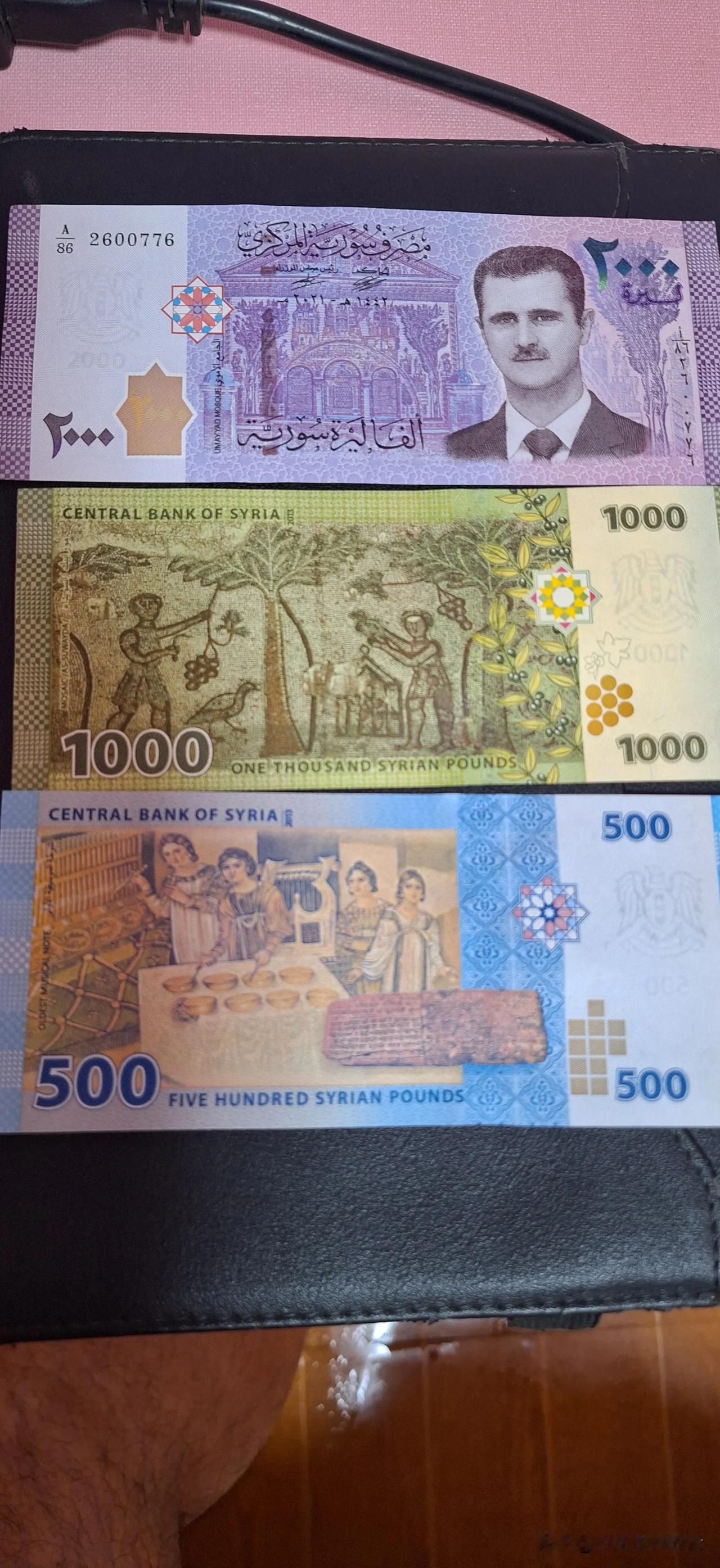 巴沙尔跑到莫斯科了，已经君临大马士革的朱拉尼同志是否要换发以他为肖像的钞票呢？