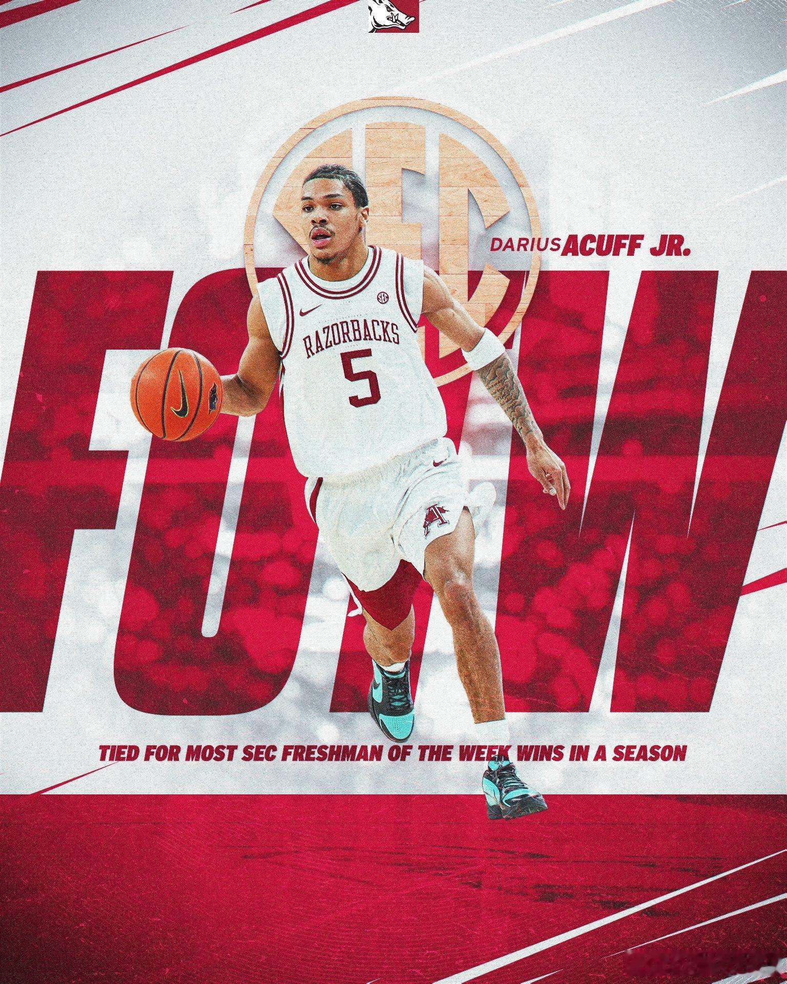 SEC联盟第12周表现奖（2025-2026赛季）。NCAA男篮 最佳球员：Na