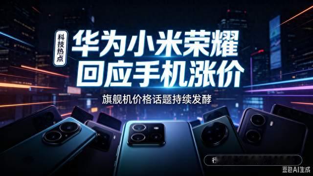 一觉醒来手机涨了一千块？华为小米荣耀集体涨价