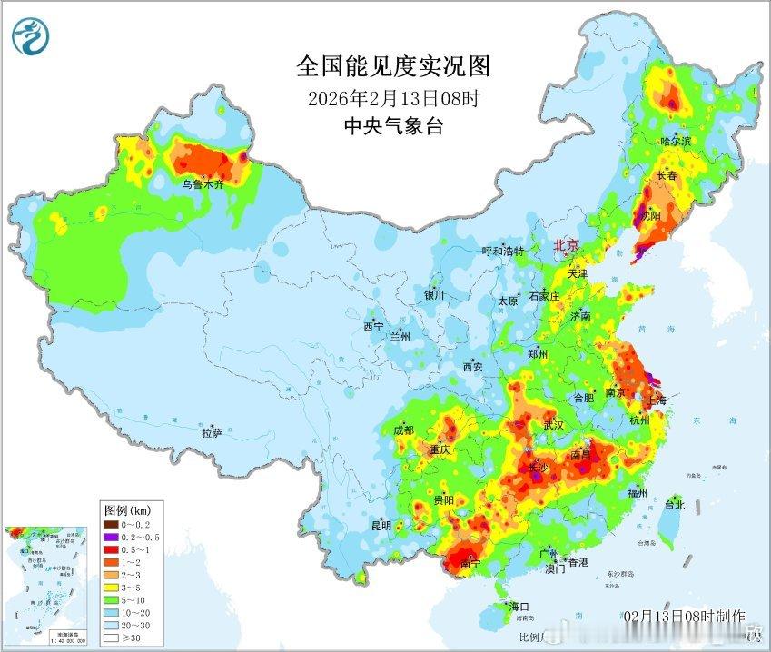 【雾 霾 沙尘】今晨在黑龙江、辽宁、江苏、江西、湖北、湖南、广西、重庆、四川等地