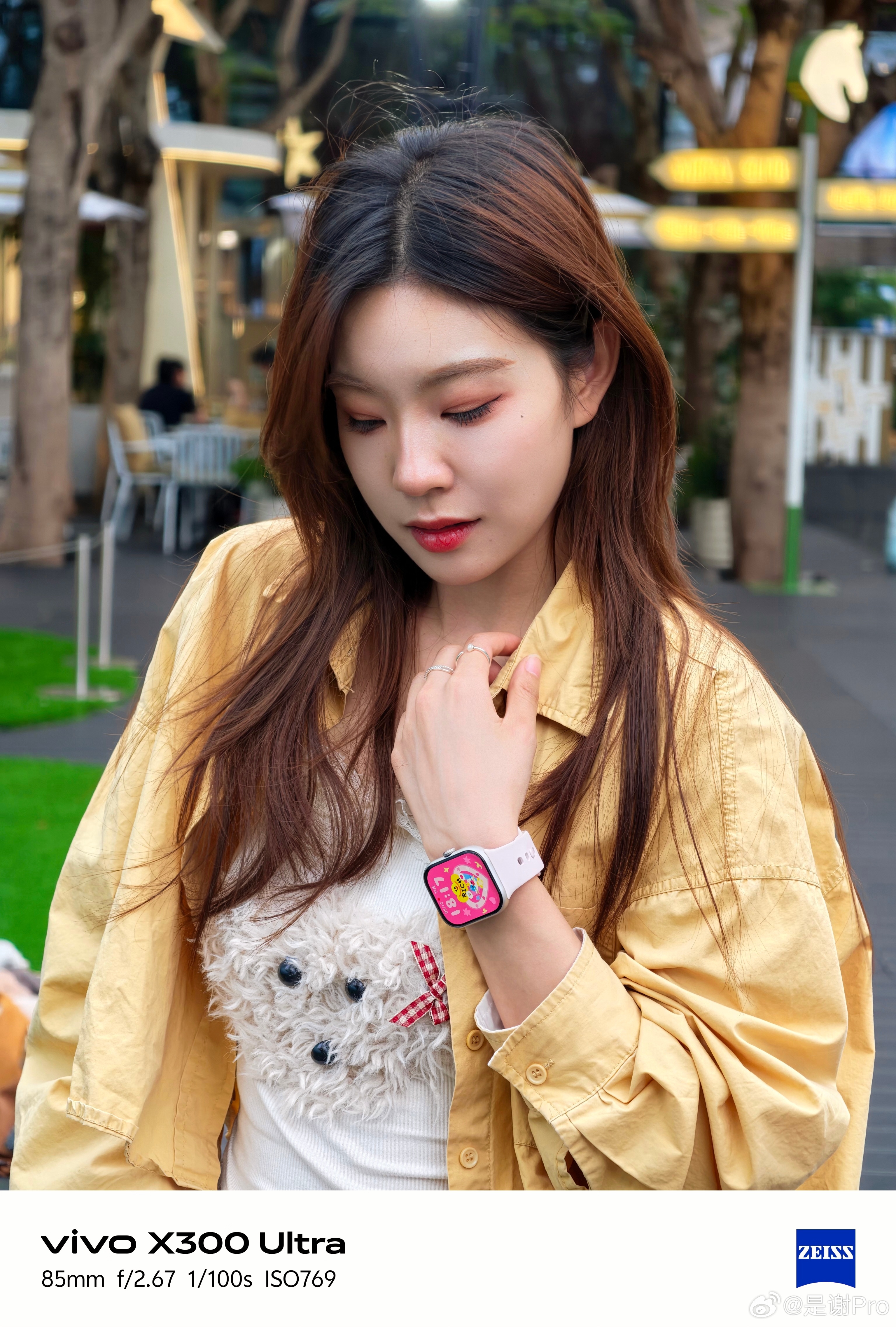 最近忙麻了。。。。太久没露脸了，怕你们忘记我是个美女  vivo WATCH G