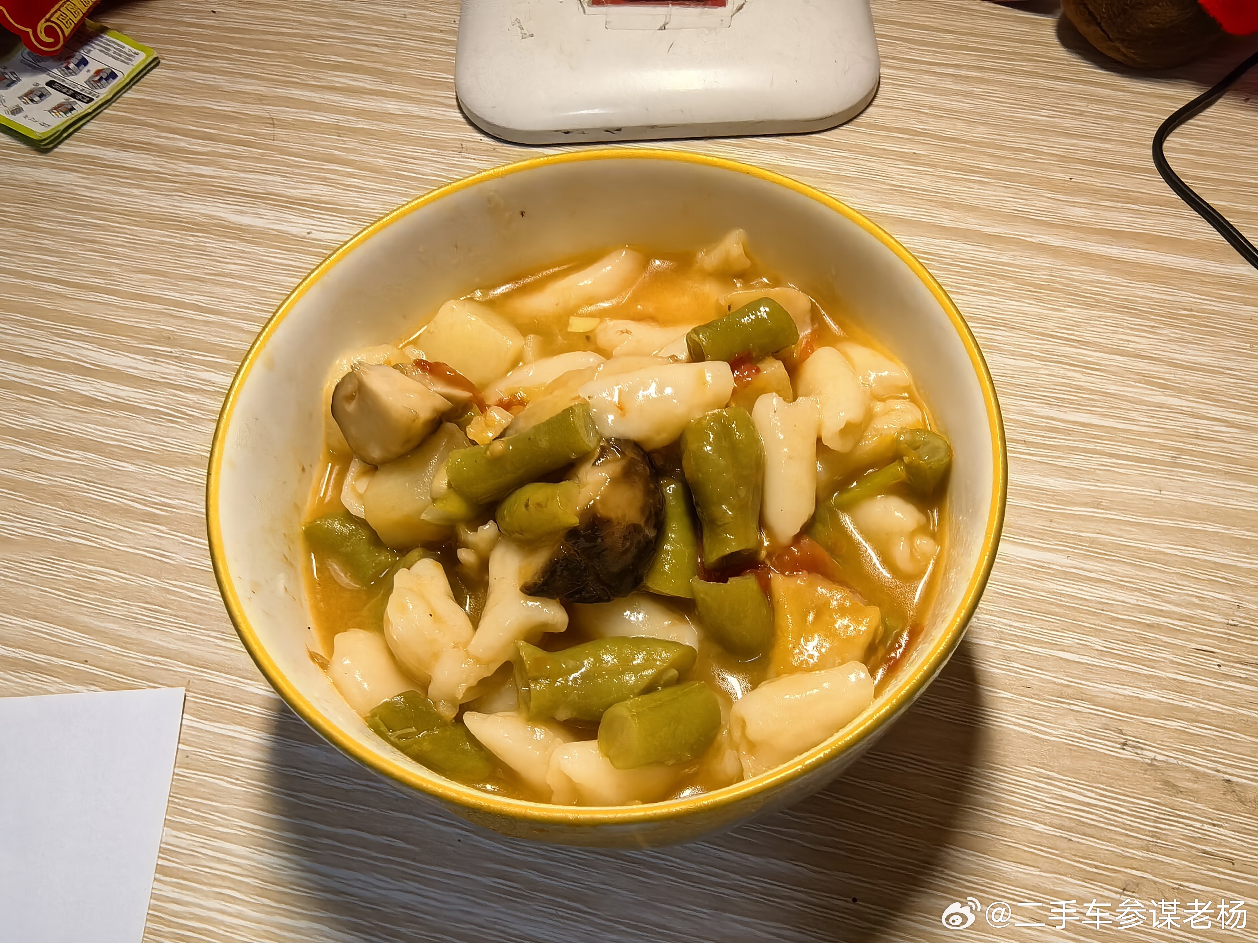 美美的咥两碗麻食[馋嘴]，老品种西红柿🍅，酸酸的，都不需要放醋二手车参谋老杨二