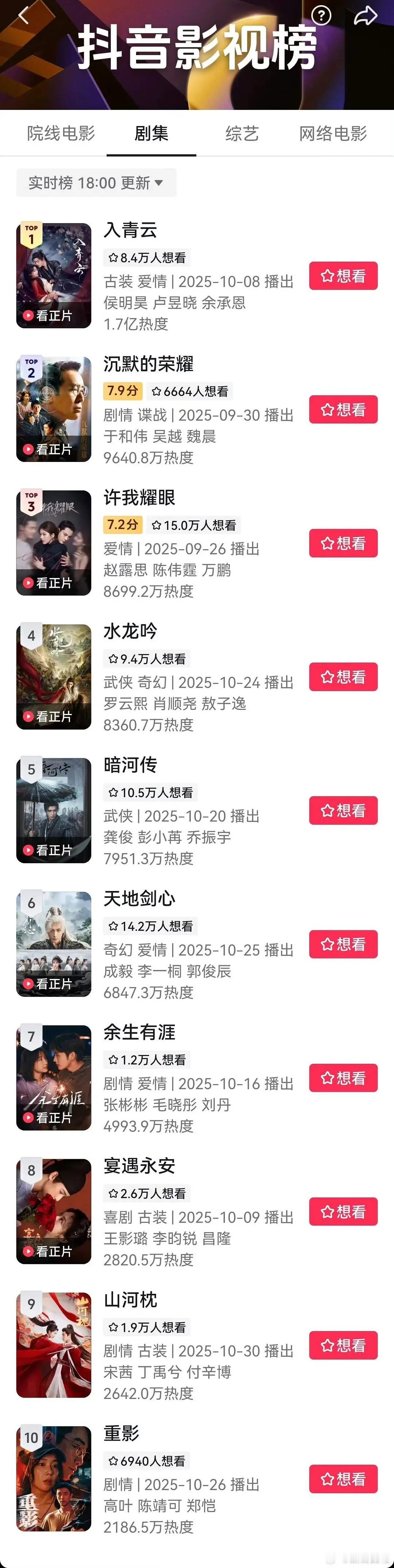 入青云一到周末就霸屏了 ​​​