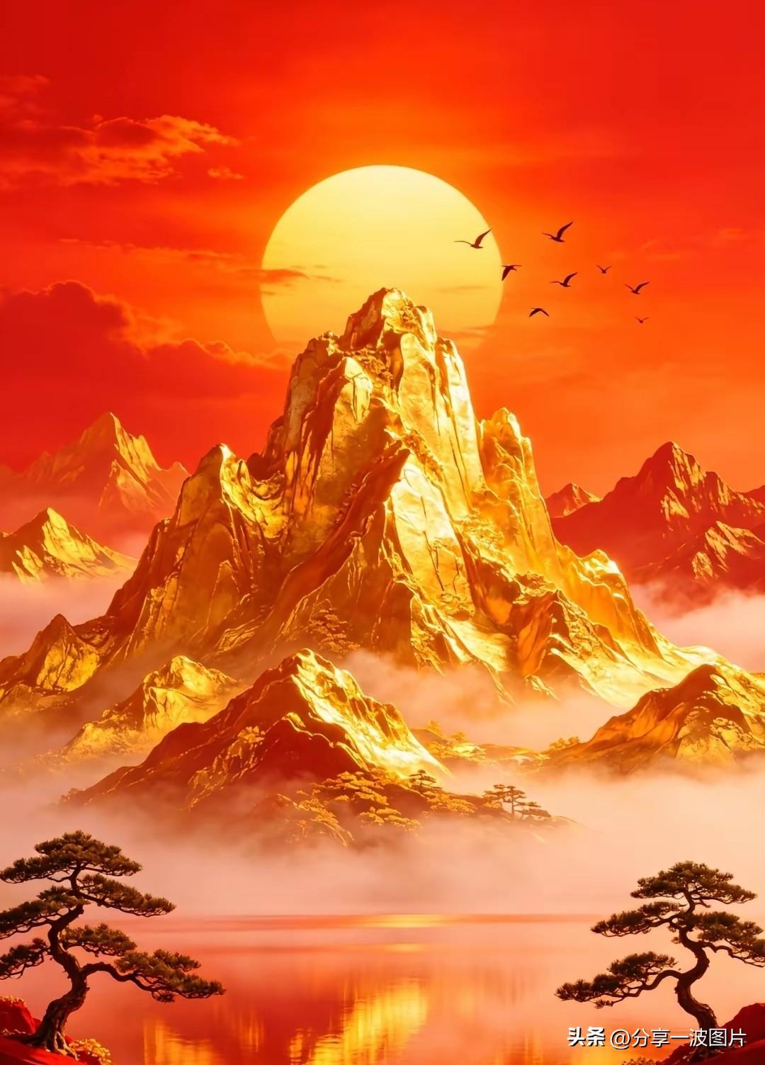 遇见金山，必发大财。