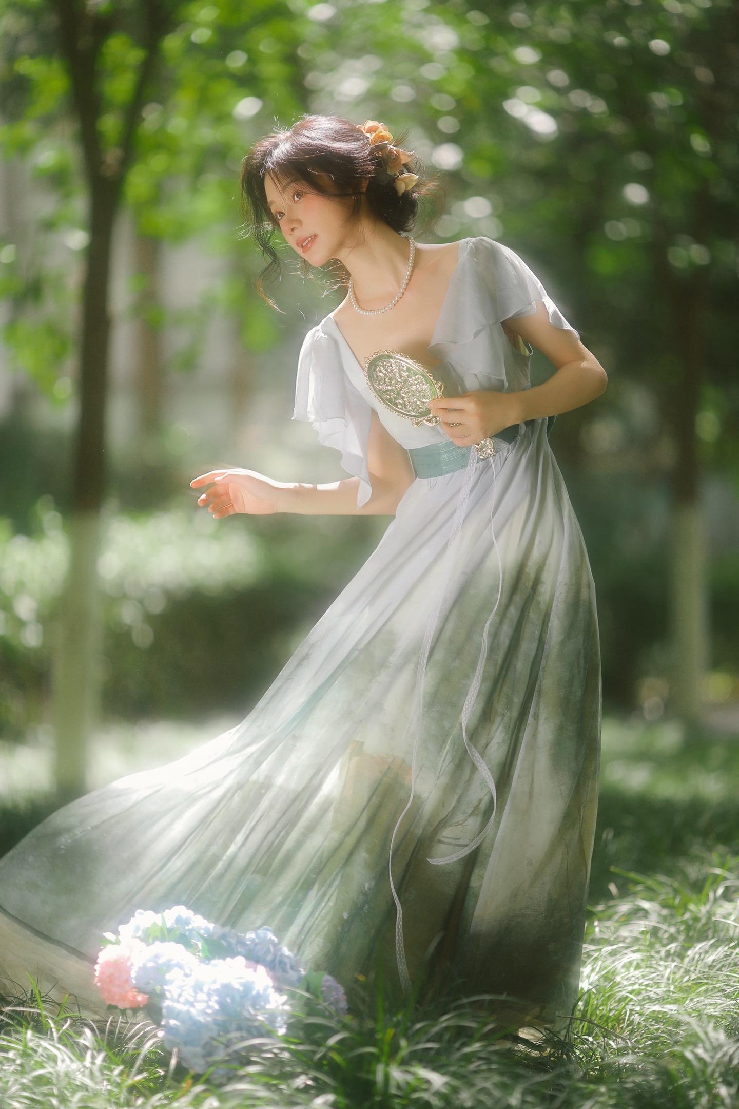 森系少女 少女写真 法式浪漫 油画写真 西安约拍