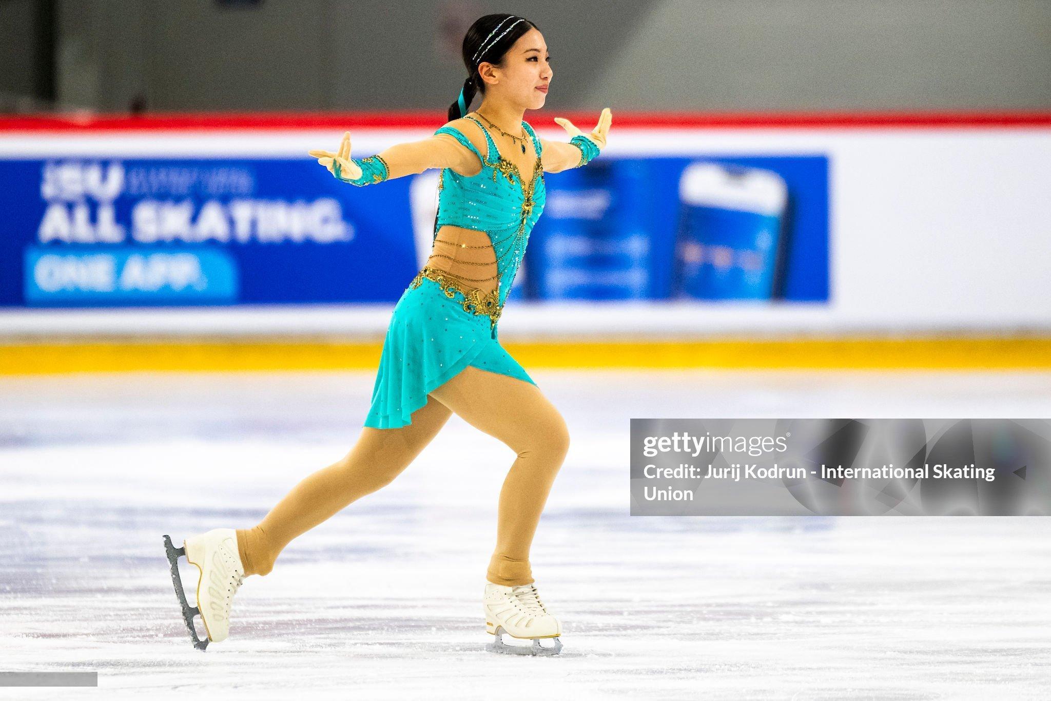 陈卓莹 港妹 2026年JGP拉脱维亚站自由滑阿拉丁getty图集，摄影师Jur
