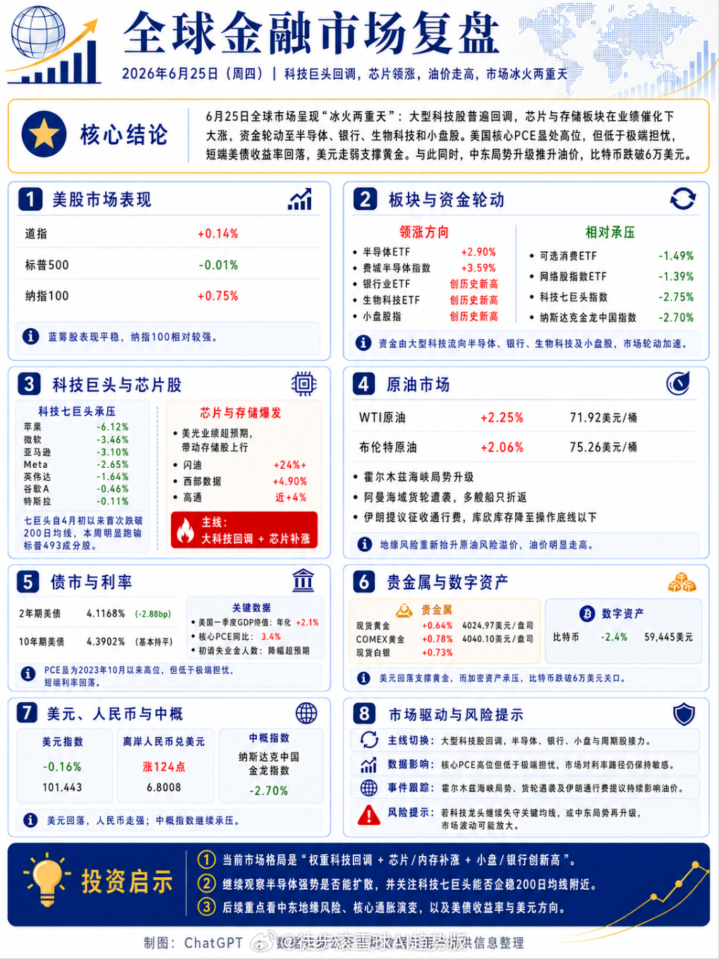 红利AI基金etf 存储龙头闪迪再暴涨20%+，苹果大跌6%|含QDII基金最新