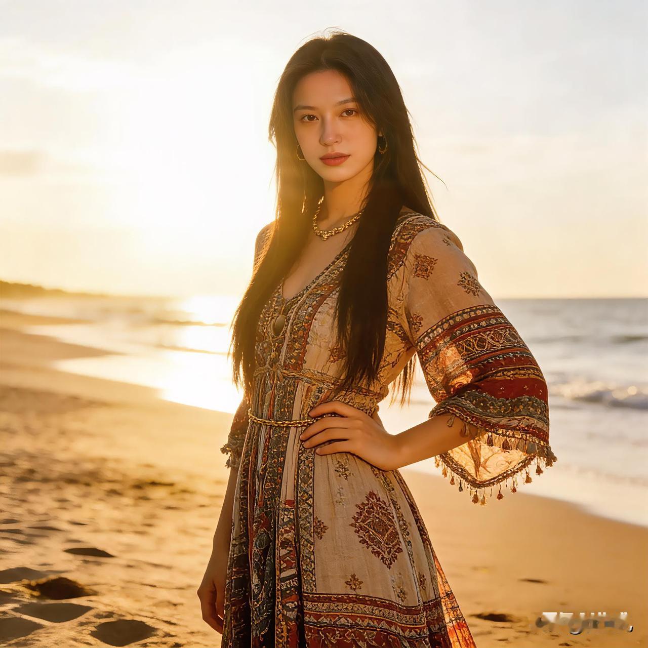 落日归山海，温柔抵人心。