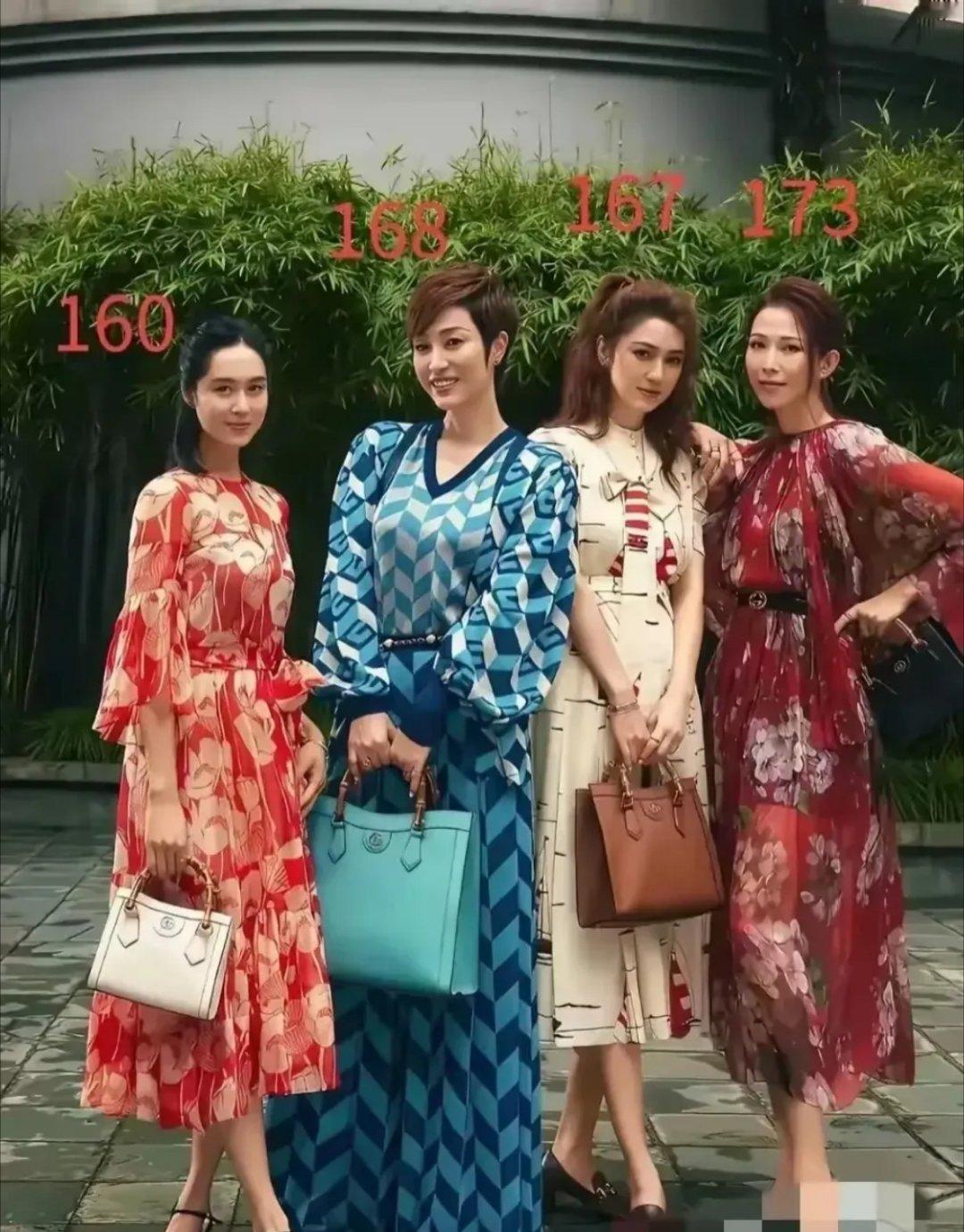 蔡少芬、洪欣、陈法蓉、朱茵这四姐妹，真让人意外！ 我一直都觉得蔡少芬、洪欣、陈法