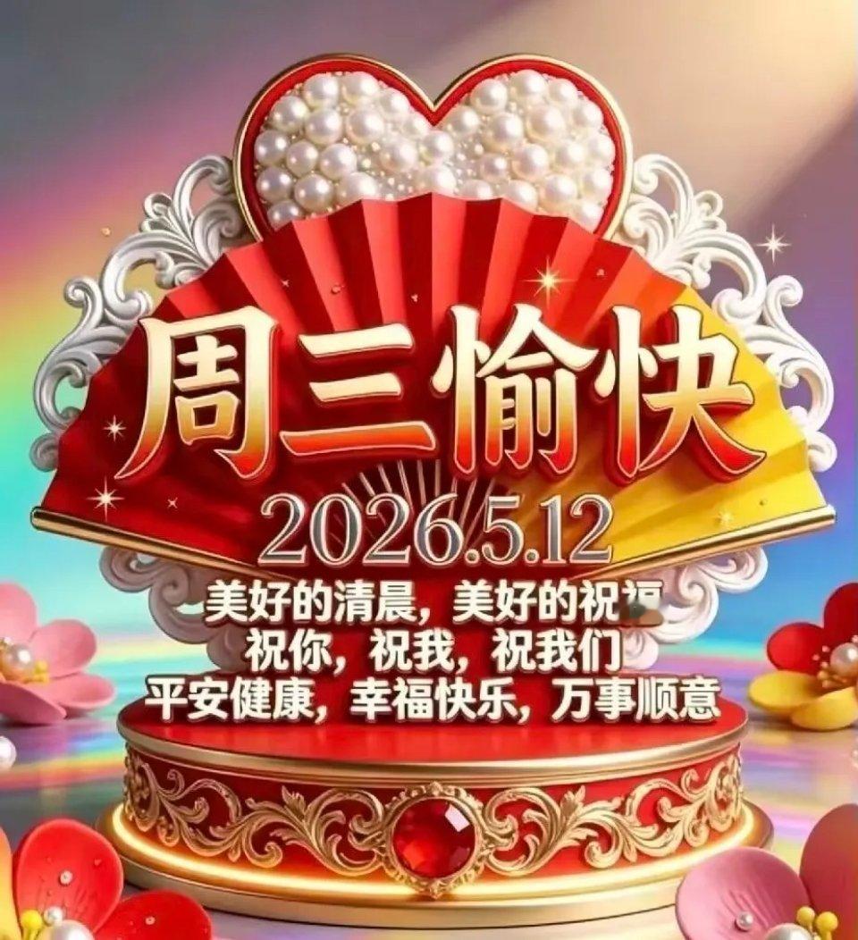 朋友们早上好！今天是5月13日星期三，时光清浅，岁月安然，新的一天给自己一个微笑