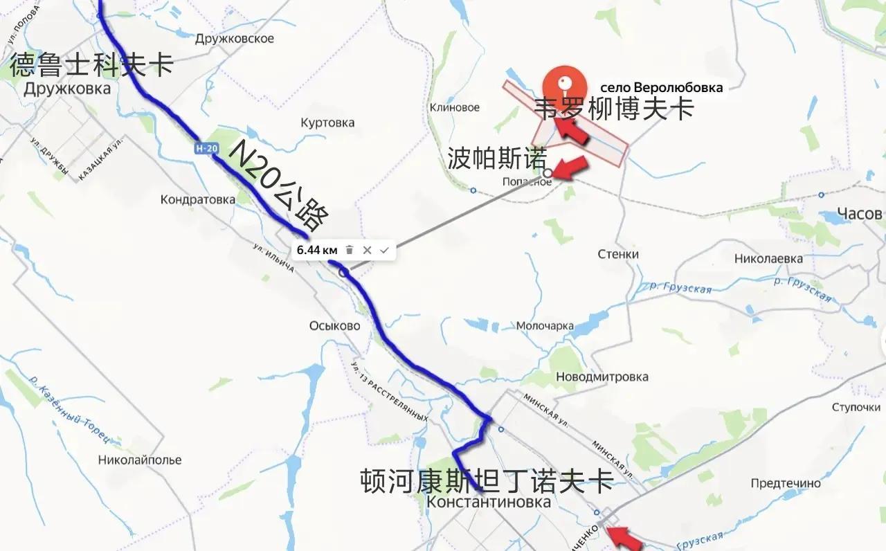 俄军南部集群用了不到两天时间就完全占领了韦罗柳博夫卡，并且完成了清理。韦罗柳博夫