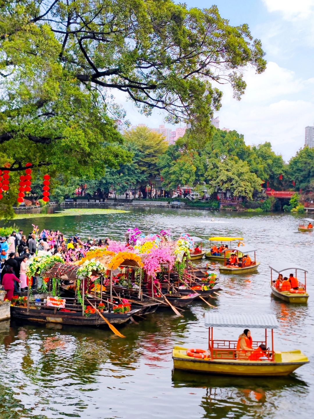 别挤西湖路花市！广州唯一西关水上花市在这
