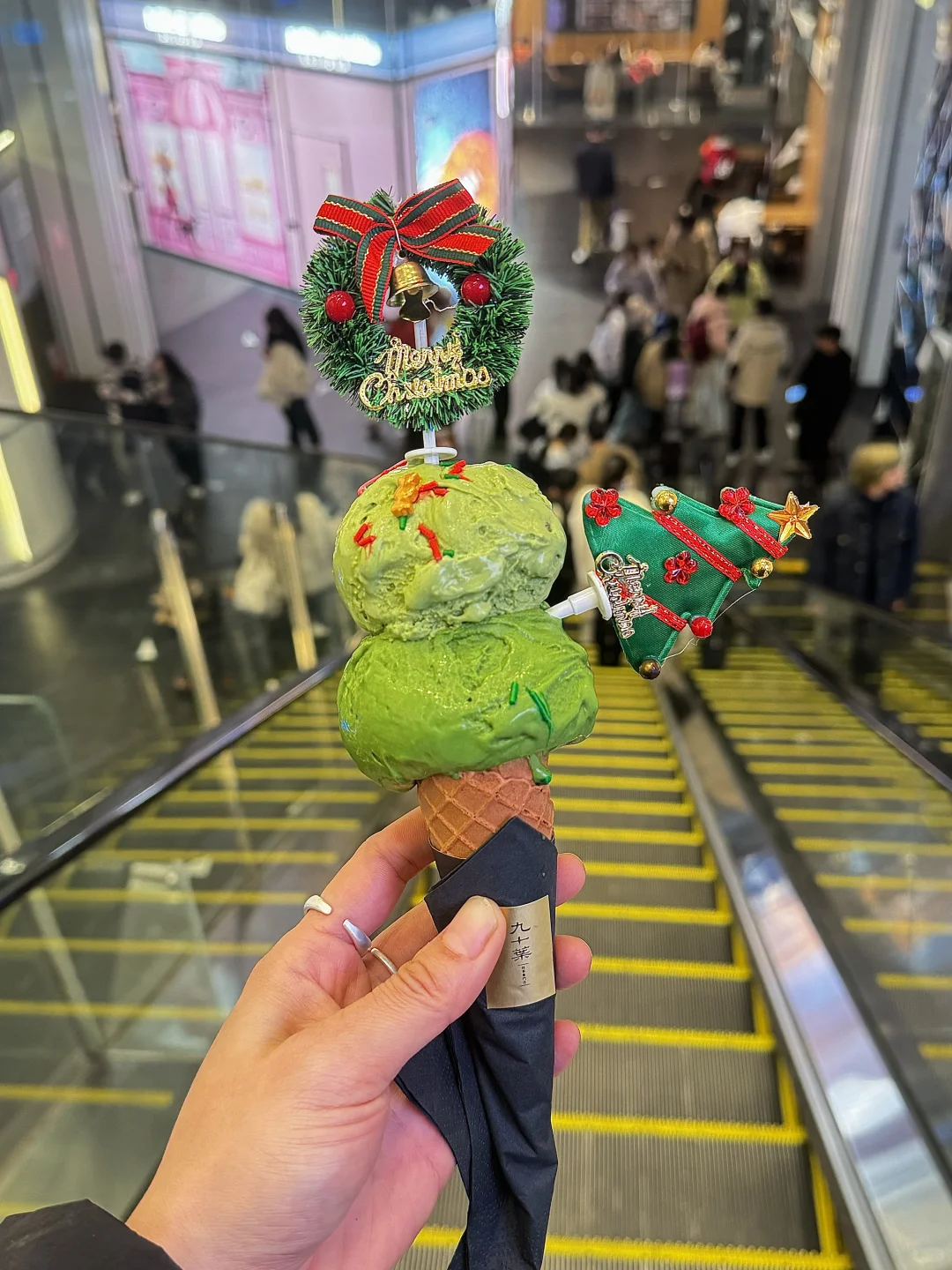 宁波！终于有了！！圣诞树gelato🎄！！