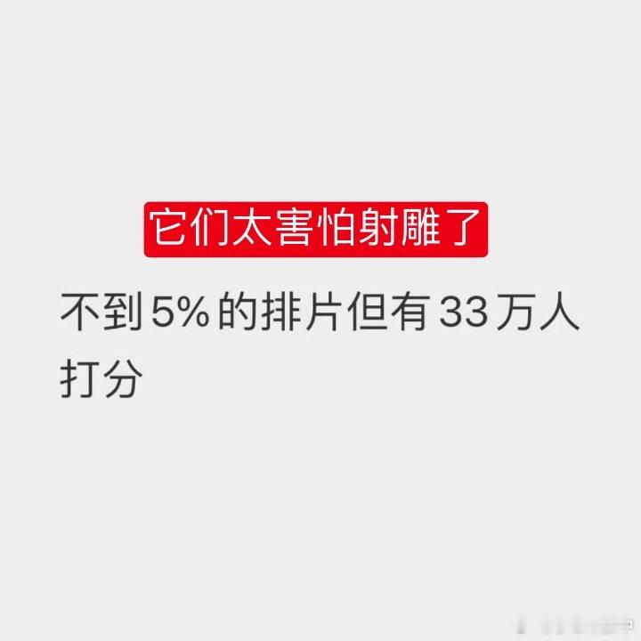 天啦，30多万人打分，射雕票房是被偷了吧那些高排片的打分人数都没有这么多人！💦