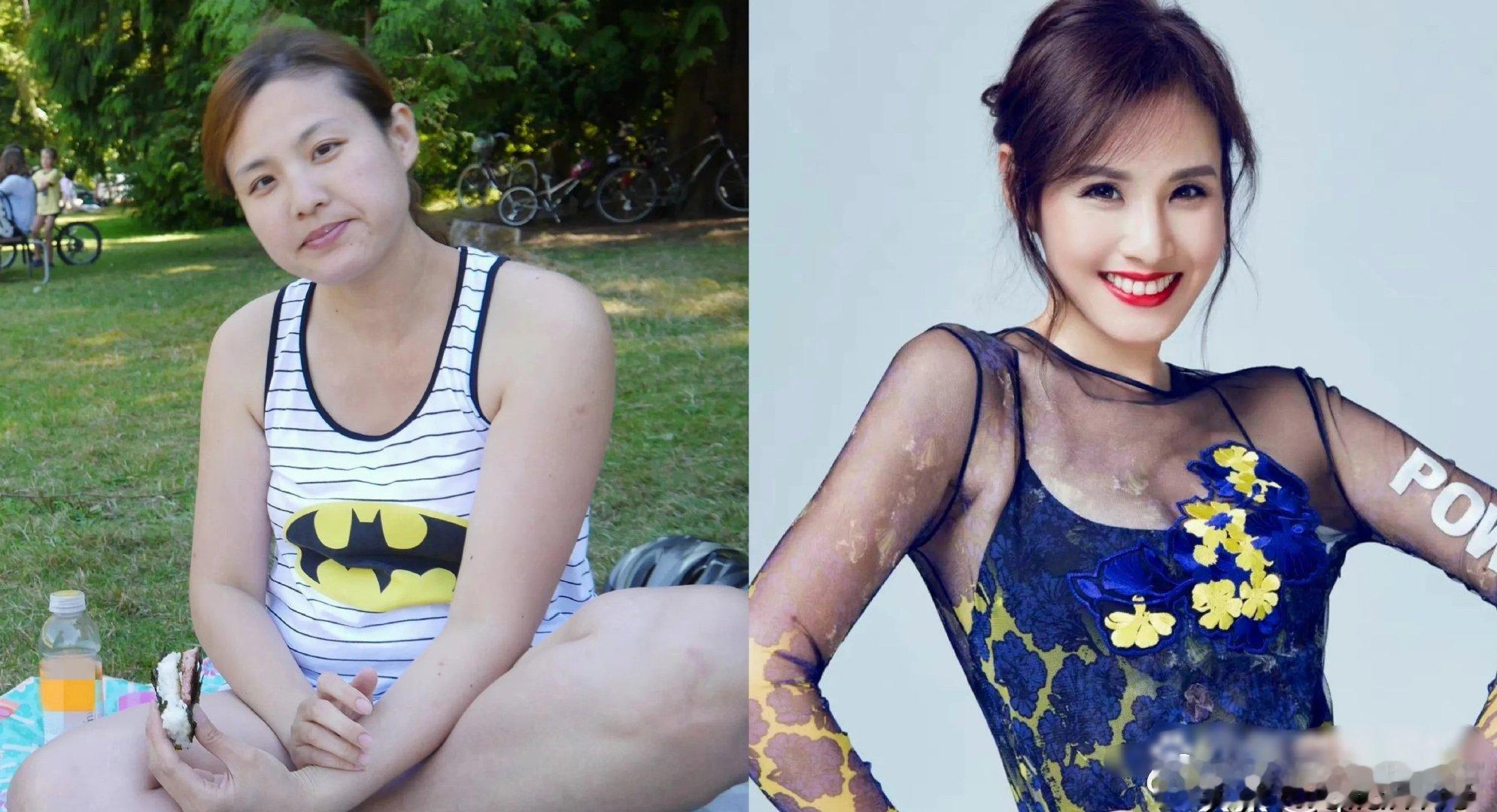 刘畊宏妻子王婉霏绝对瘦了一个自己，从胖VIVI变成了瘦此次。 