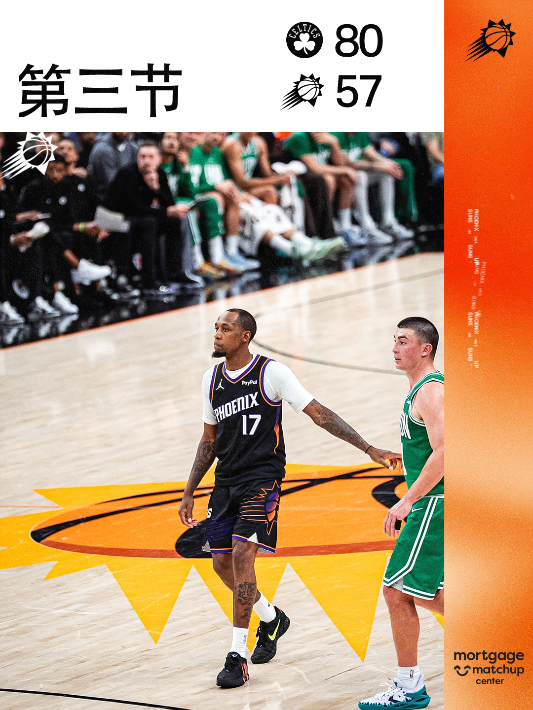 【第三节结束】菲尼克斯太阳 | 旭日东升 | 凯尔特人vs太阳
