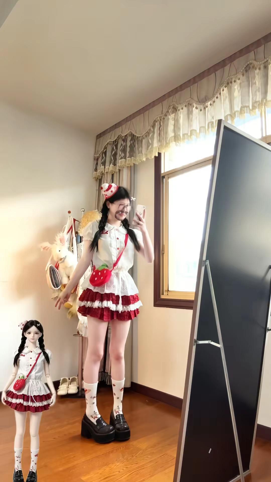 约会穿哪套呢？少女感穿搭 穿搭 约会穿搭  不费力短裙搭配