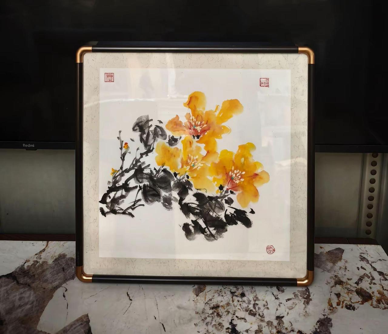 写意花鸟 国画花鸟 国画 大写意