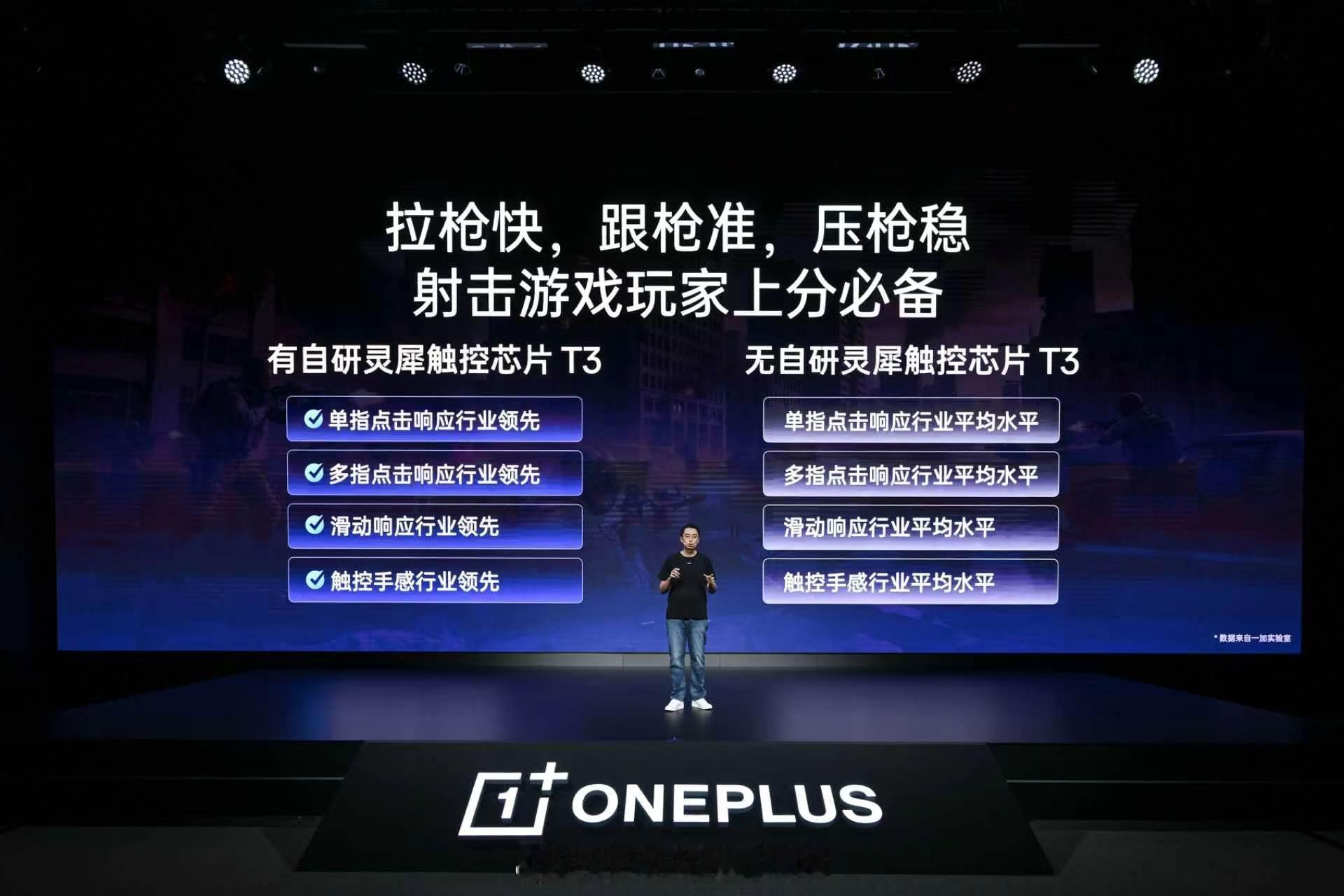 一加16 搭载「灵犀触控芯片 T3」，支持行业领先 520Hz 多指触控采样率，