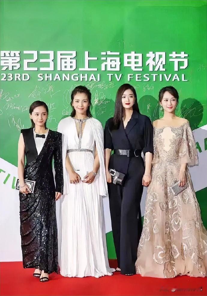 女明星的身高有多重要？王子文在旁边就像一个打杂的！