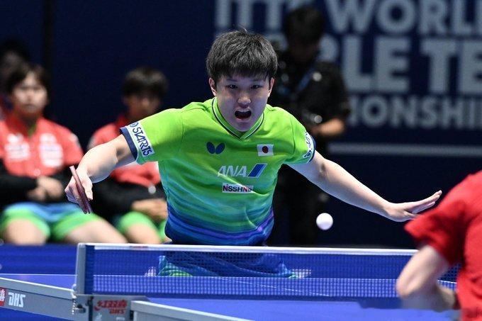 ITTF伦敦世乒赛2026张本智和 260503 1A小组赛第三轮照片一张。Cr