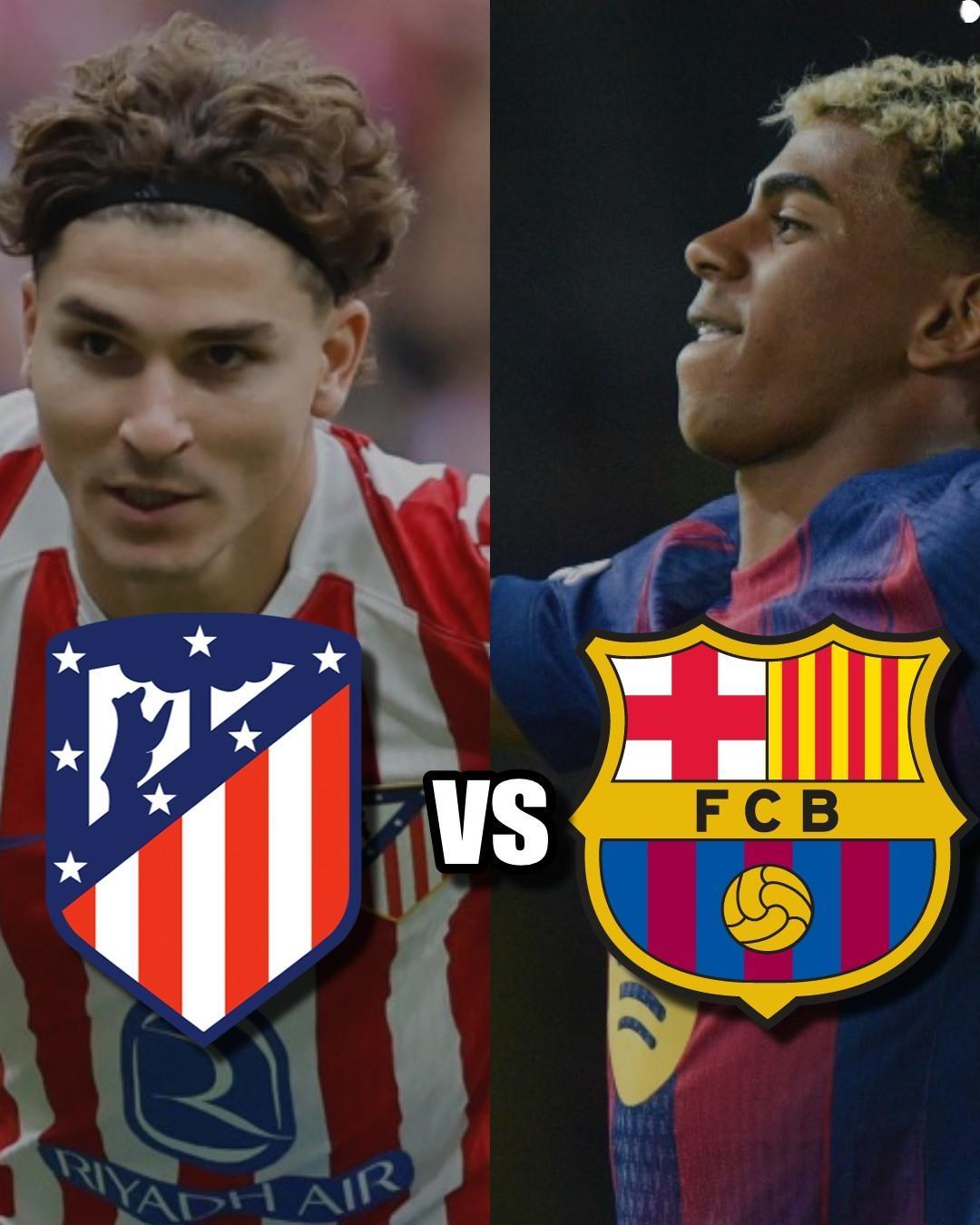 【比赛预告】国王杯半决赛首回合2月13号凌晨4点马德里竞技VS巴塞罗那利雅得航空