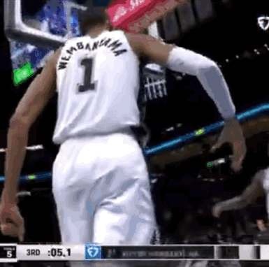 文班：就你？也能盖我？And one！