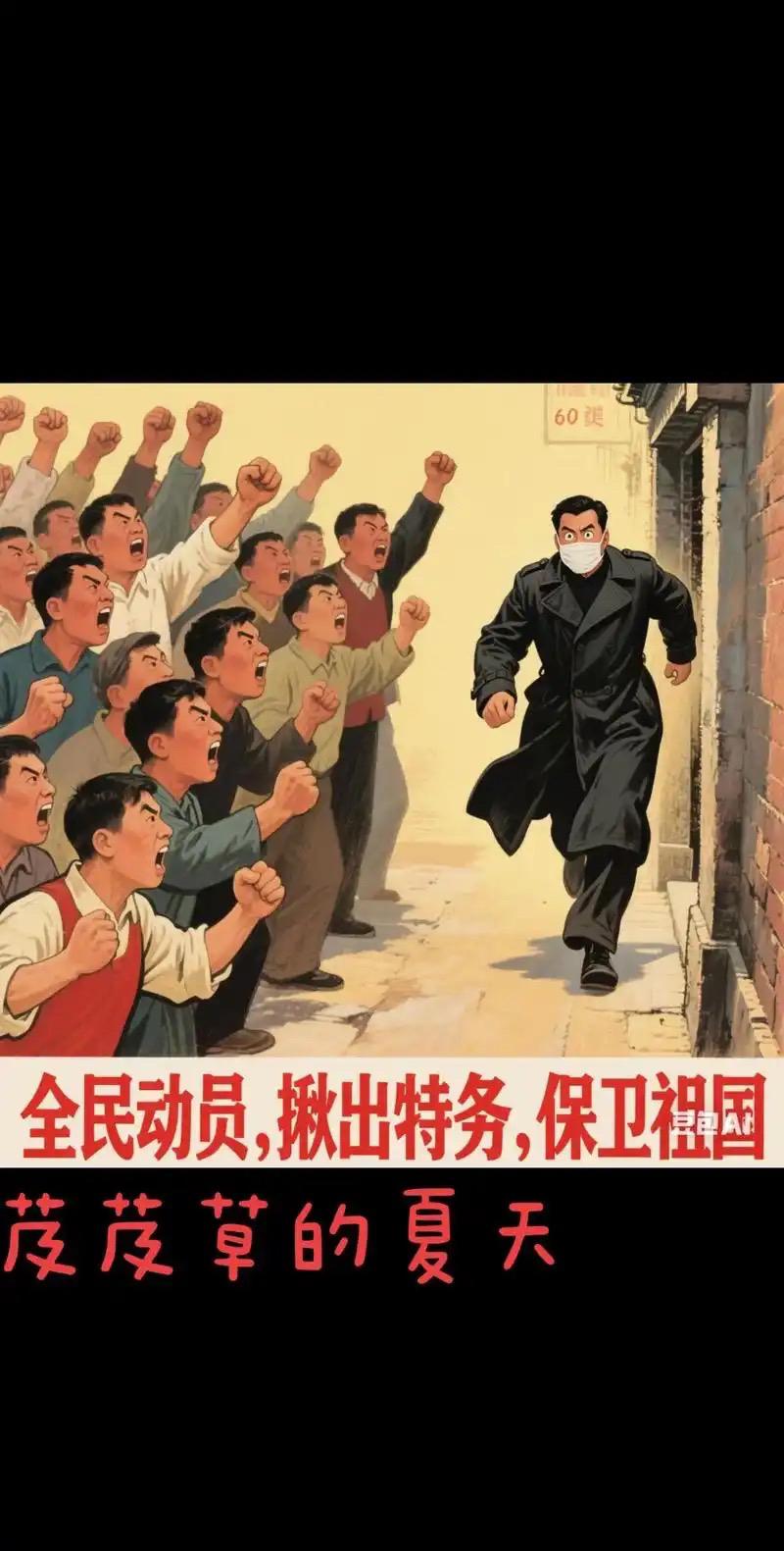 阿宏/给“面儿”的情书    

想当年
一个抓特务的故事
让人觉得既亲切又陌生
