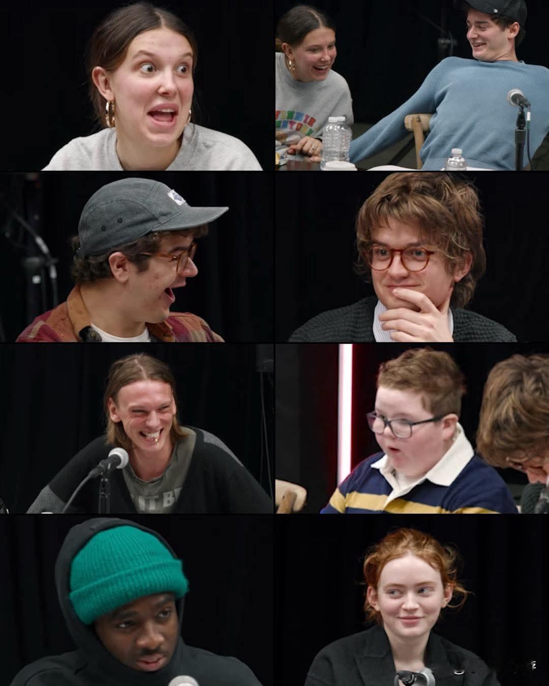 网飞剧集《怪奇物语》剧组人员在剧本朗读会上对威尔·拜尔斯这一转折的反应，可谓精彩