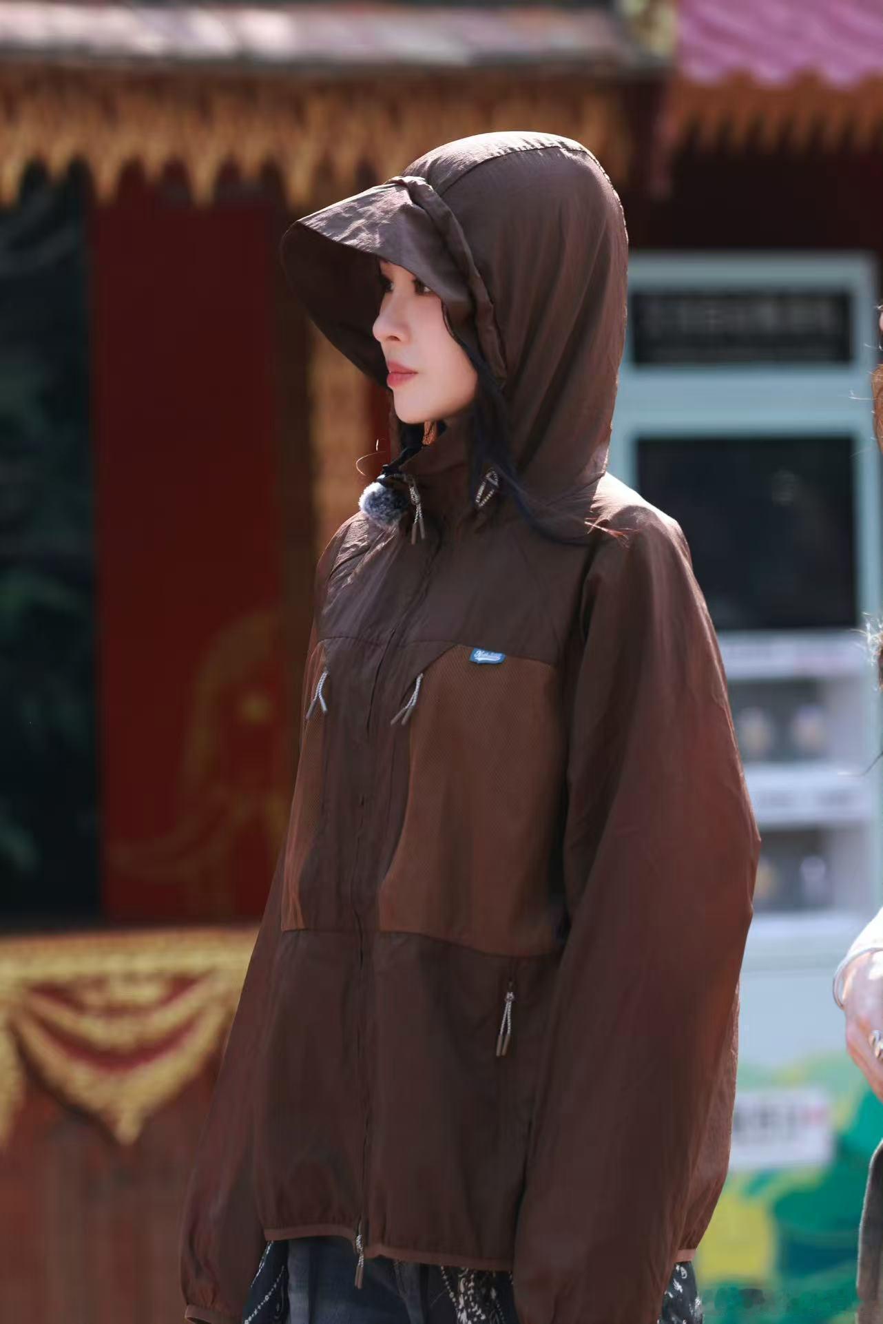 张碧晨养蜂穿搭张碧晨把防晒焊在身上了西双版纳旅游防晒直接抄张碧晨的作业，养蜂穿搭