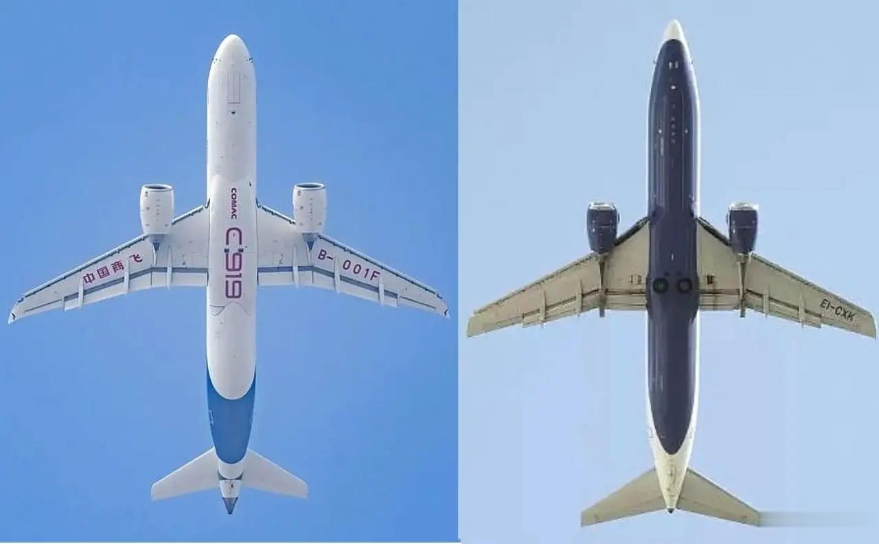 国产C919，波音737机腹图！ ​​​