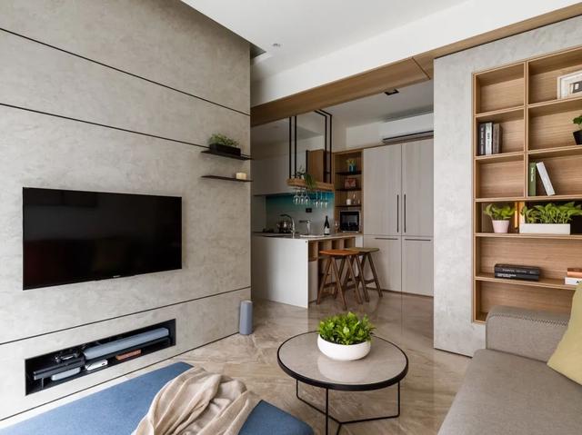 60㎡现代小二房，小户型想住得舒适，每一处都要合理设计