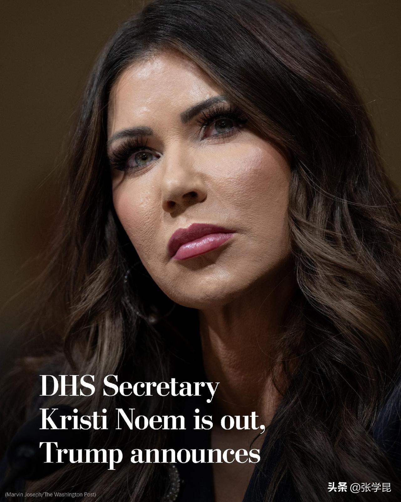 加州州长纽森今天发文说：“克里斯蒂·诺姆将作为美国历史上最无耻、最无能、最冷酷无