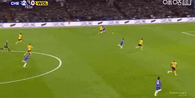 英超第11轮 切尔西3:0狼队佩德罗·内托推射破门 ​​​