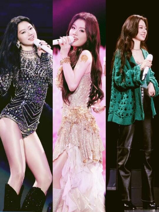 单依纯演唱会造型一览，单姐Slay～