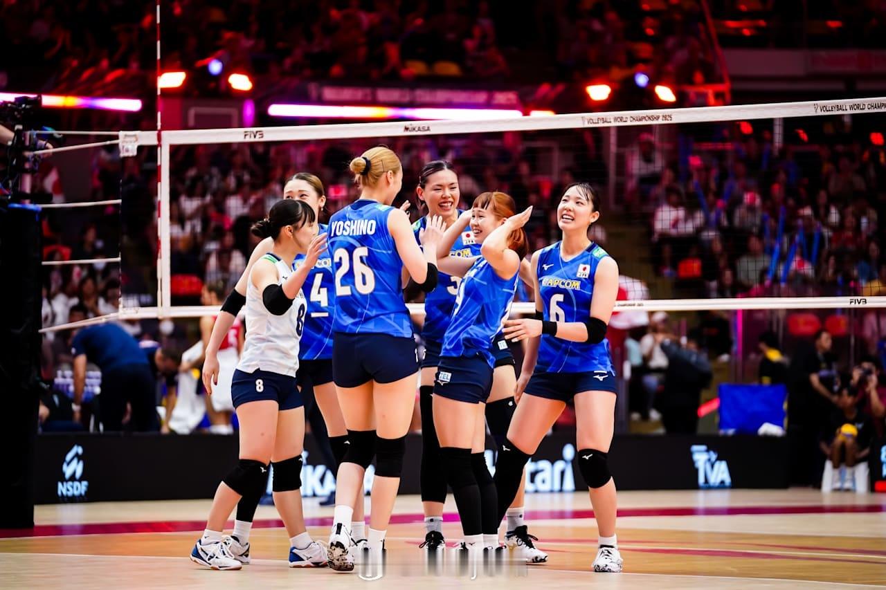 2025女排世锦赛小组赛第三轮，日本女排3-1塞尔维亚女排（25-23 30-2