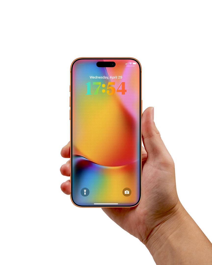 iPhone渐变色壁纸 