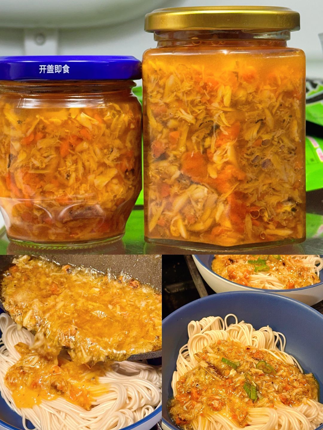 男友回次国，背回了爸爸拆的两大罐蟹粉🥹