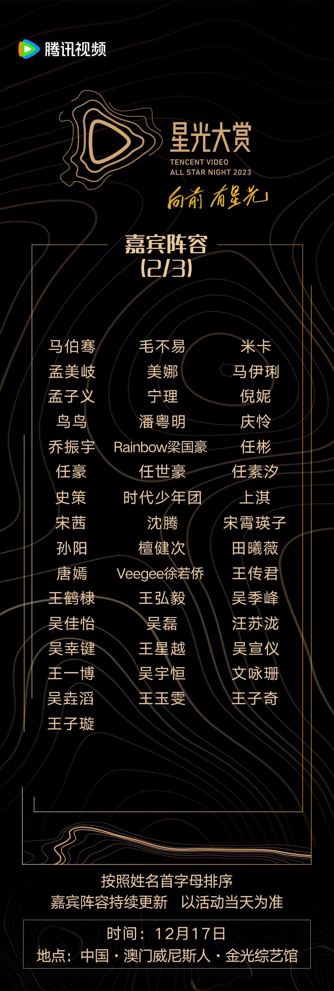 排面太足了啊啊啊！12月份的#澳门威尼斯人# 红的发光！倪妮、时代少年团、宋茜、