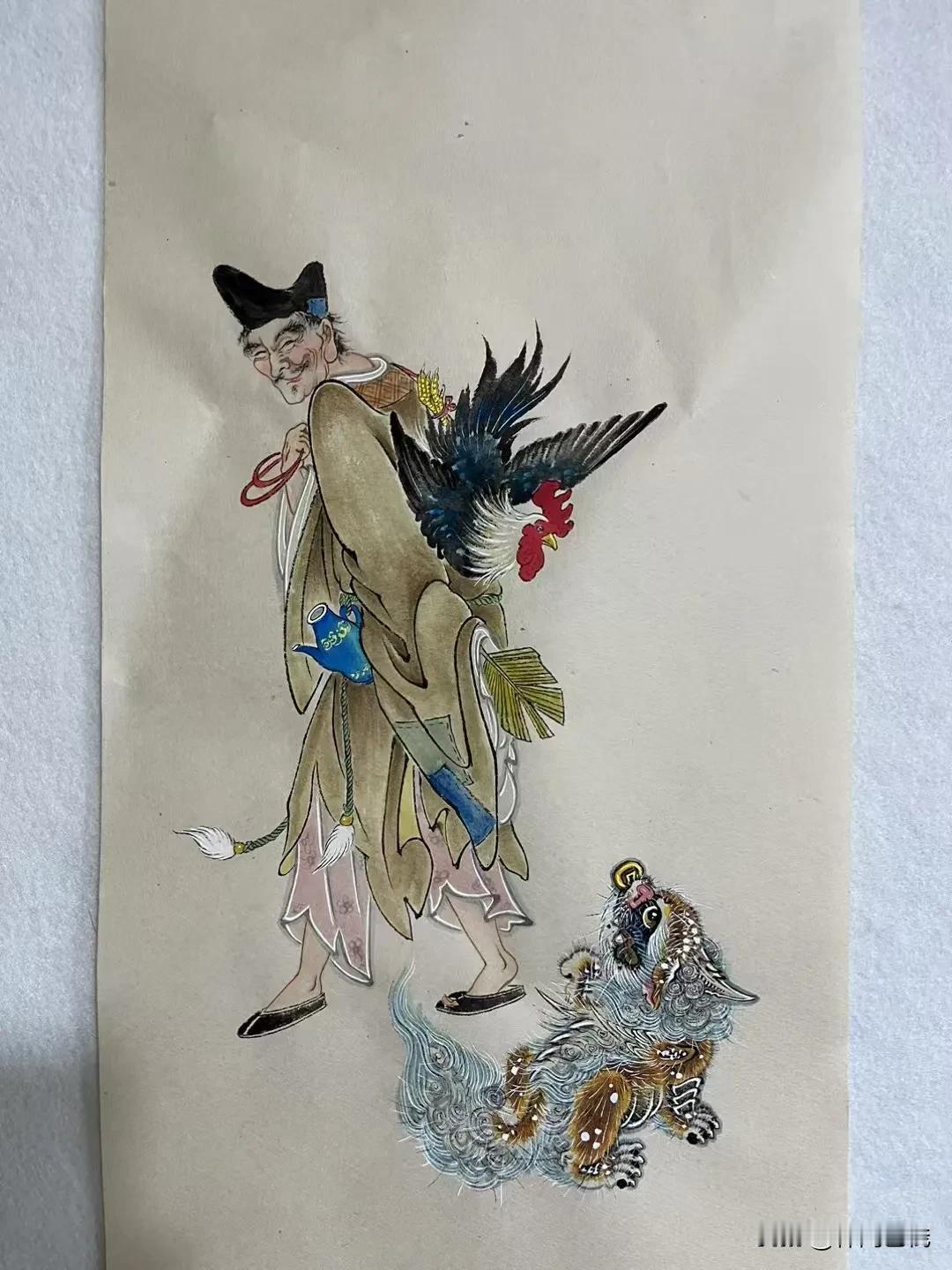 钱昆老师绘画作品欣赏
中国画貔貅第一人
