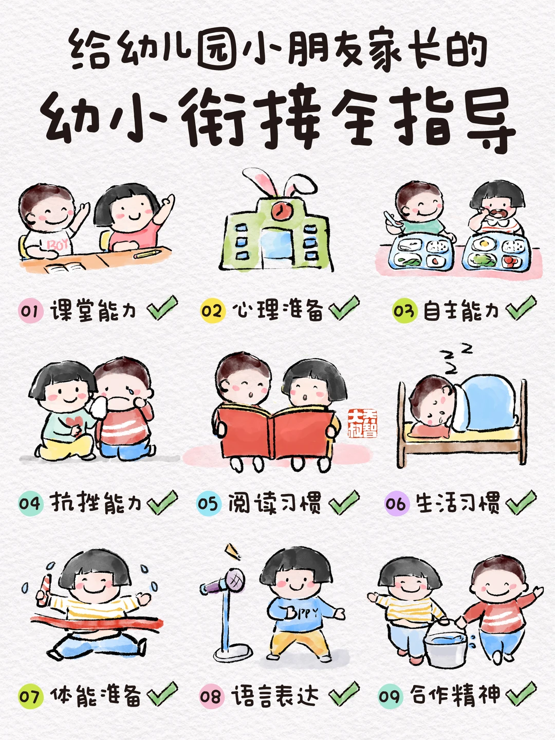 幼小衔接全攻略，家长必看‼️