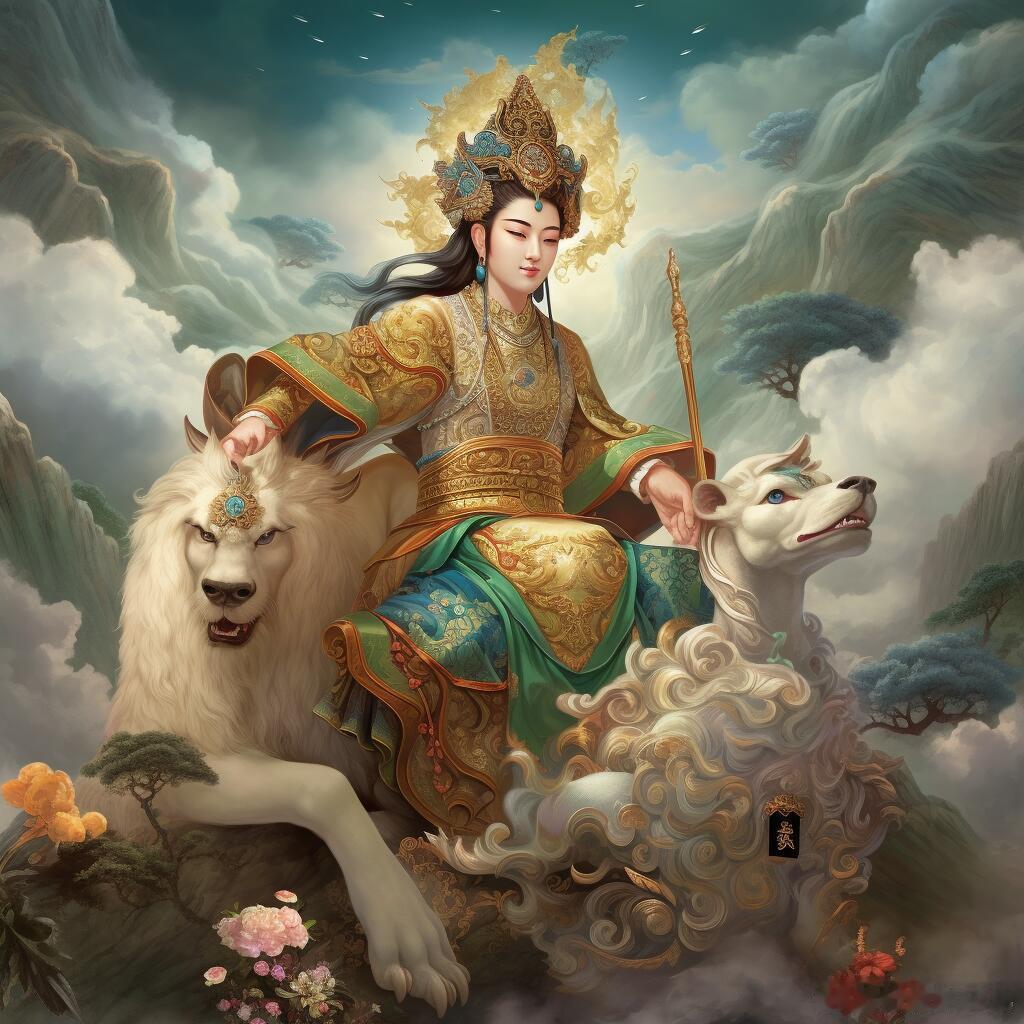 遇见文殊菩萨，接好运！许愿超灵！ ​​​