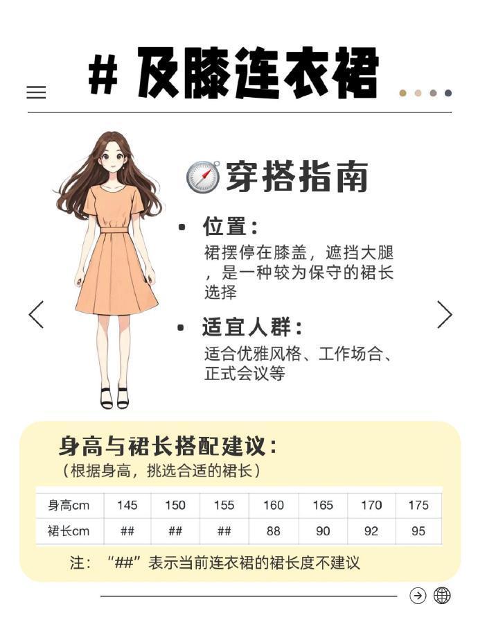 👗：不同身高如何选到合适的连衣裙 夏天来了 快去挑选本命裙子