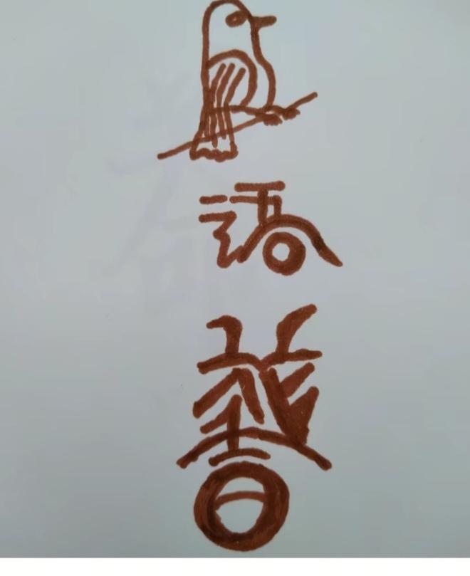 图中画面.它隐藏着四字个字成语来。。你能看出来吗？猜猜看吧！