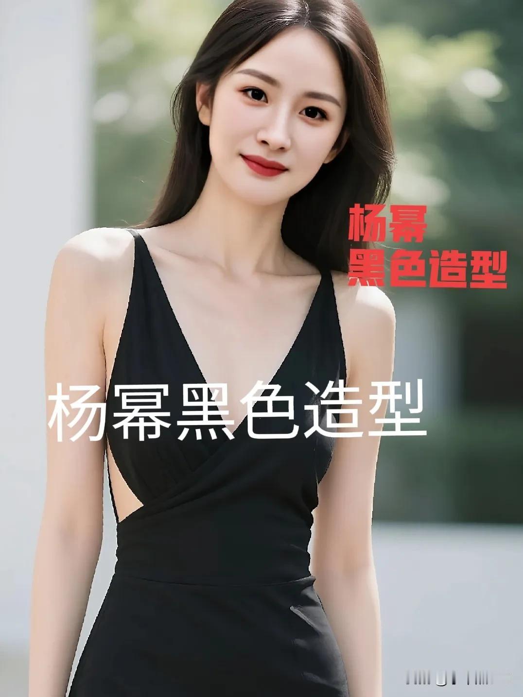 杨幂黑色造型惊艳绝伦，气质优雅性感妩媚杨幂你们喜欢吗？ 杨幂现身首映礼化身美少女
