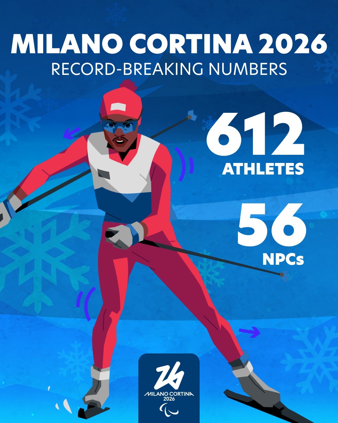 #数说米兰冬残奥会#  米兰-科尔蒂纳冬残奥会恰逢首届冬残奥会（瑞典恩舍尔兹维克